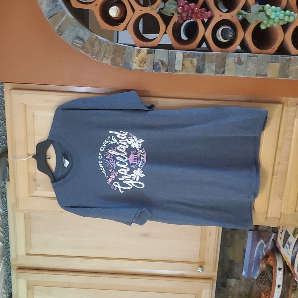 Graceland Official Merchandise Home Elvis Presley Short Sleeve Tee Shirt Size XL